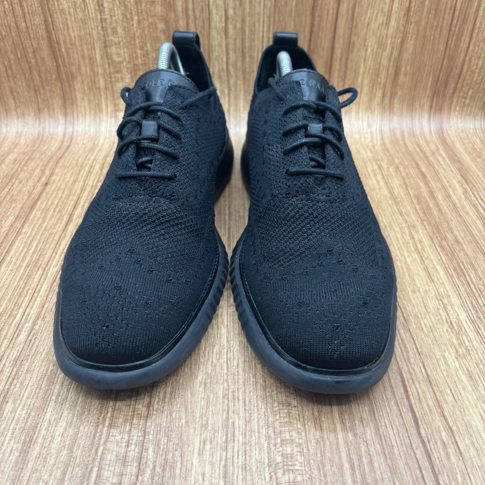 Cole Haan 2.Zerogrand Laser Wingtip Oxford Black Mens 10M Stitchlite Sneaker